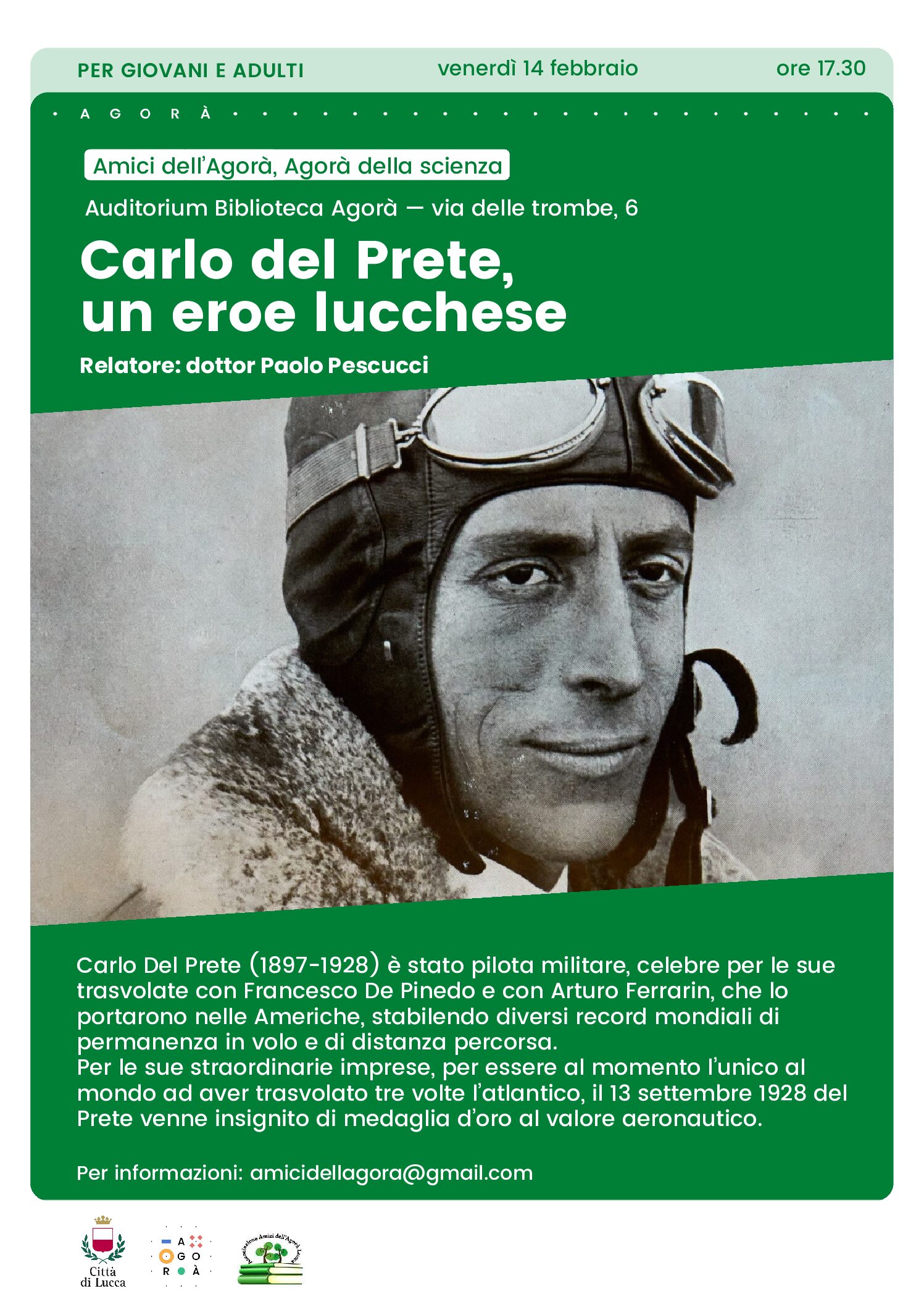 Carlo Del Prete, un eroe lucchese